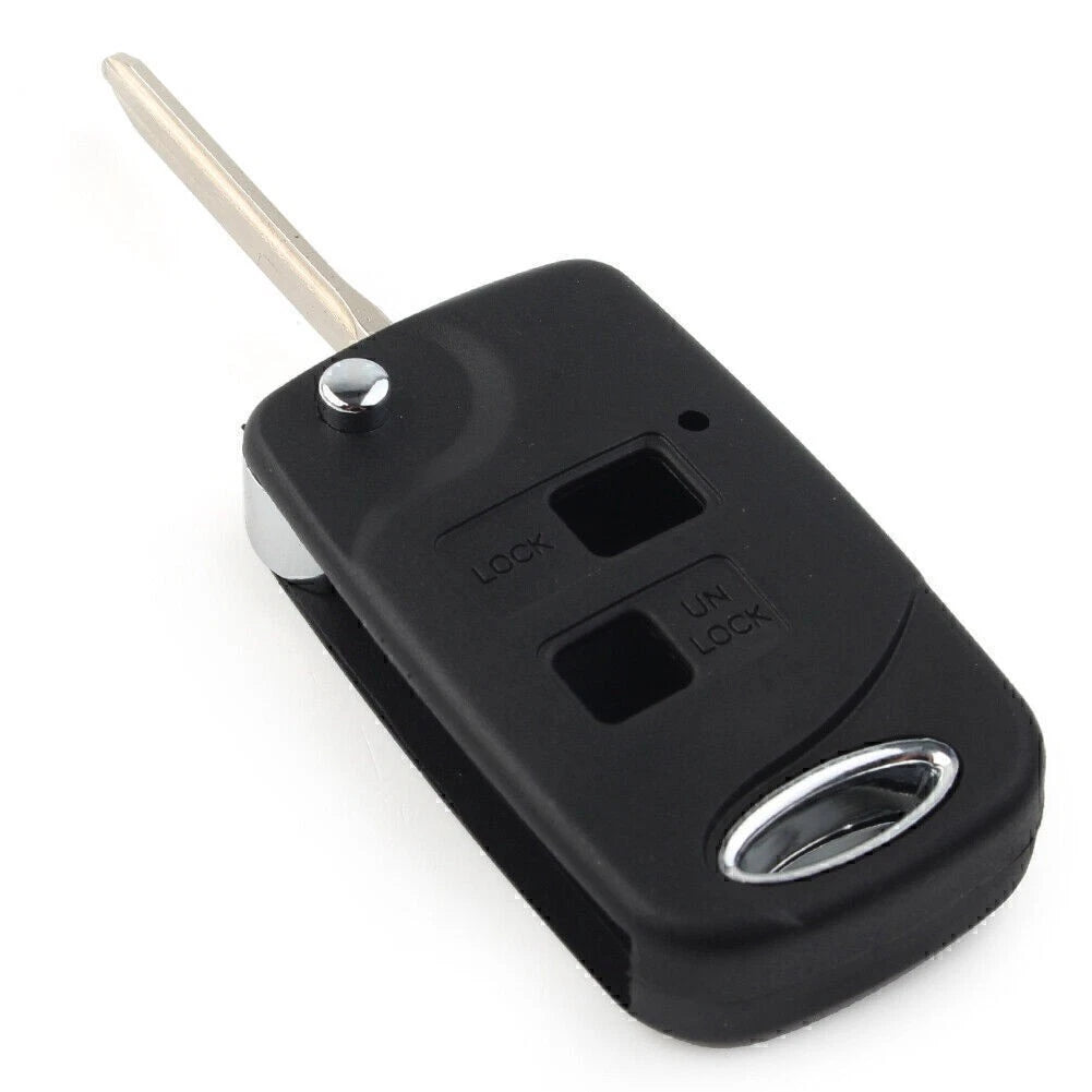Flip Remote Key Shell Case Fob for Toyota Yaris Corolla Carina (TOY47)
