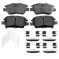 Set of 4 Akebono ProACT Front Ceramic Slotted Brake Pads for Chevy Bolt EV (2017–2022)