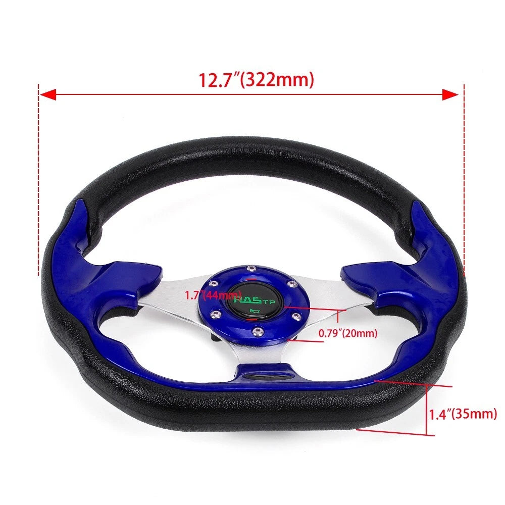 13" Steering Wheel with Hub Adapter for Ford Mustang (1984–2004)