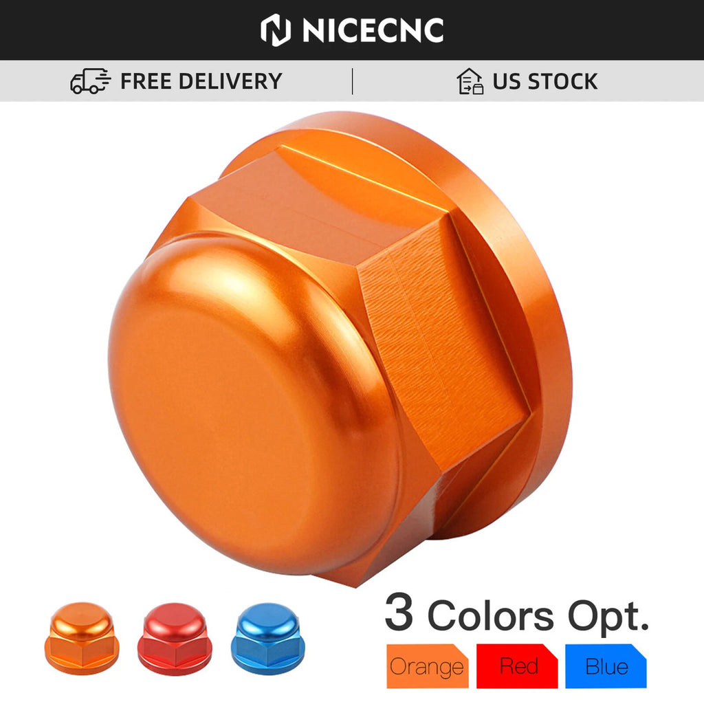 CNC Rear Axle Nut Bolt Cover for KTM 85SX 125EXC 300XCW 350 500 EXC-F (2016–2022)