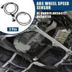 2 Pcs ABS Wheel Speed Sensor for Mitsubishi FUSO (MK584727/MK584728)