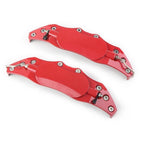 2X 3D Metal Brake Caliper Covers Universal Front & Rear Large Red