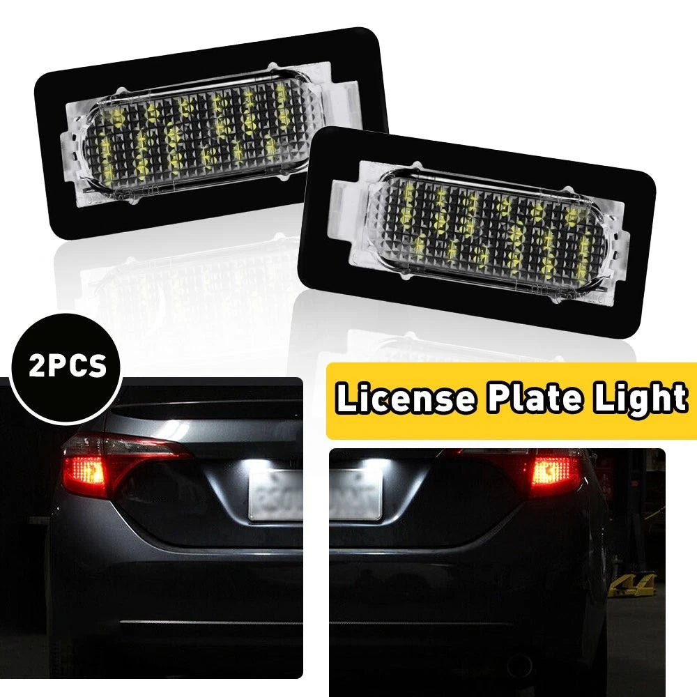 18-SMD White LED License Plate Light for Toyota Corolla (2014–2018)