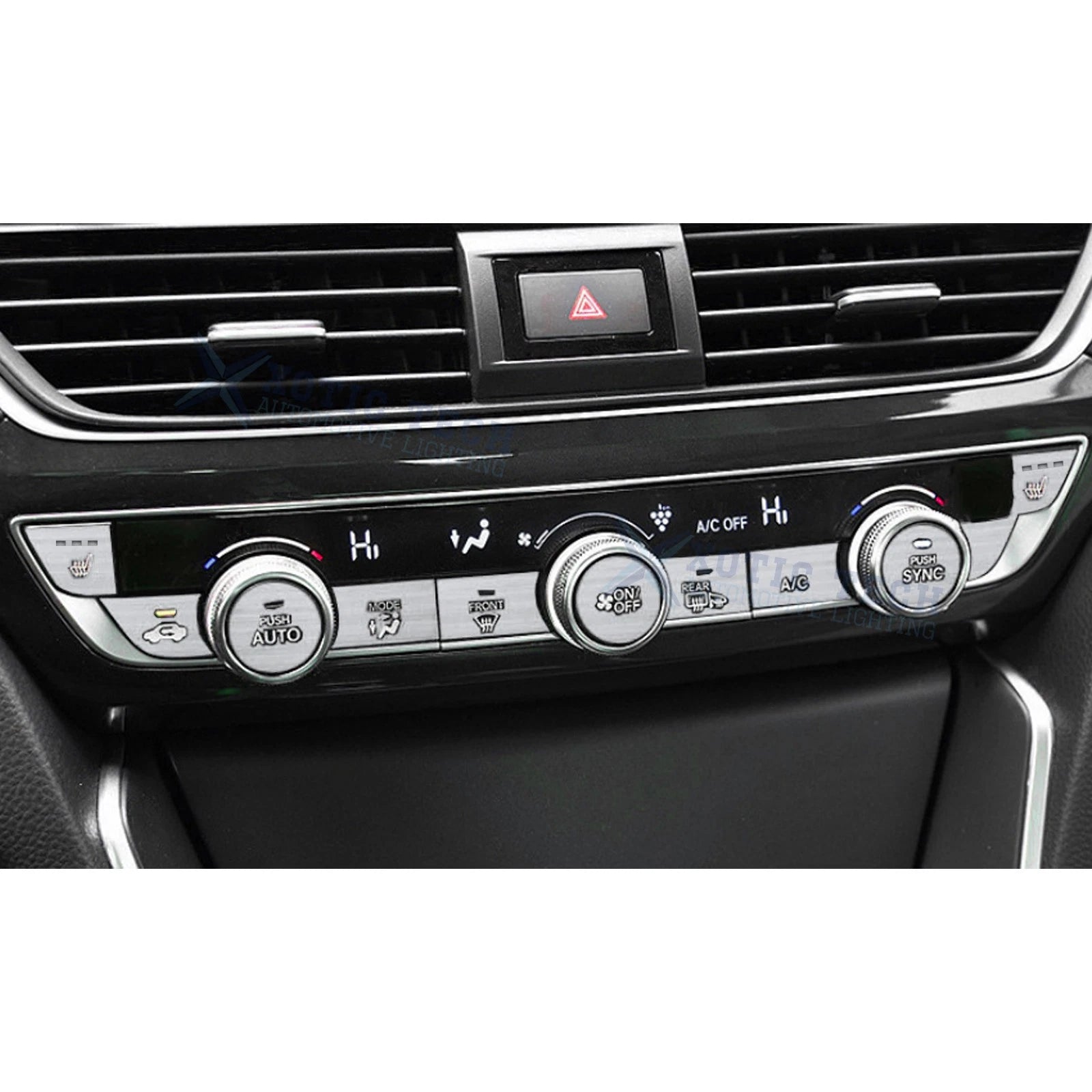 Aluminum Center Console Dashboard Switch Cover for Honda Accord (2018-2022)