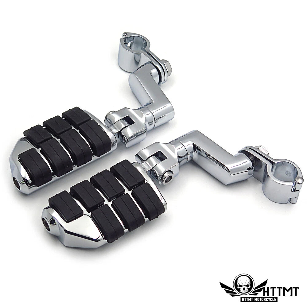 Offset 1 1/4" Wing Foot Pegs Clamps for Suzuki VS1400 VZ1500 M800 (1995–2023)