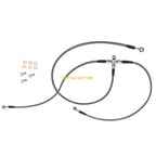 3X Stainless Braided Brake Lines Kit for Kawasaki KFX400 (2003–2004) 43095-S007