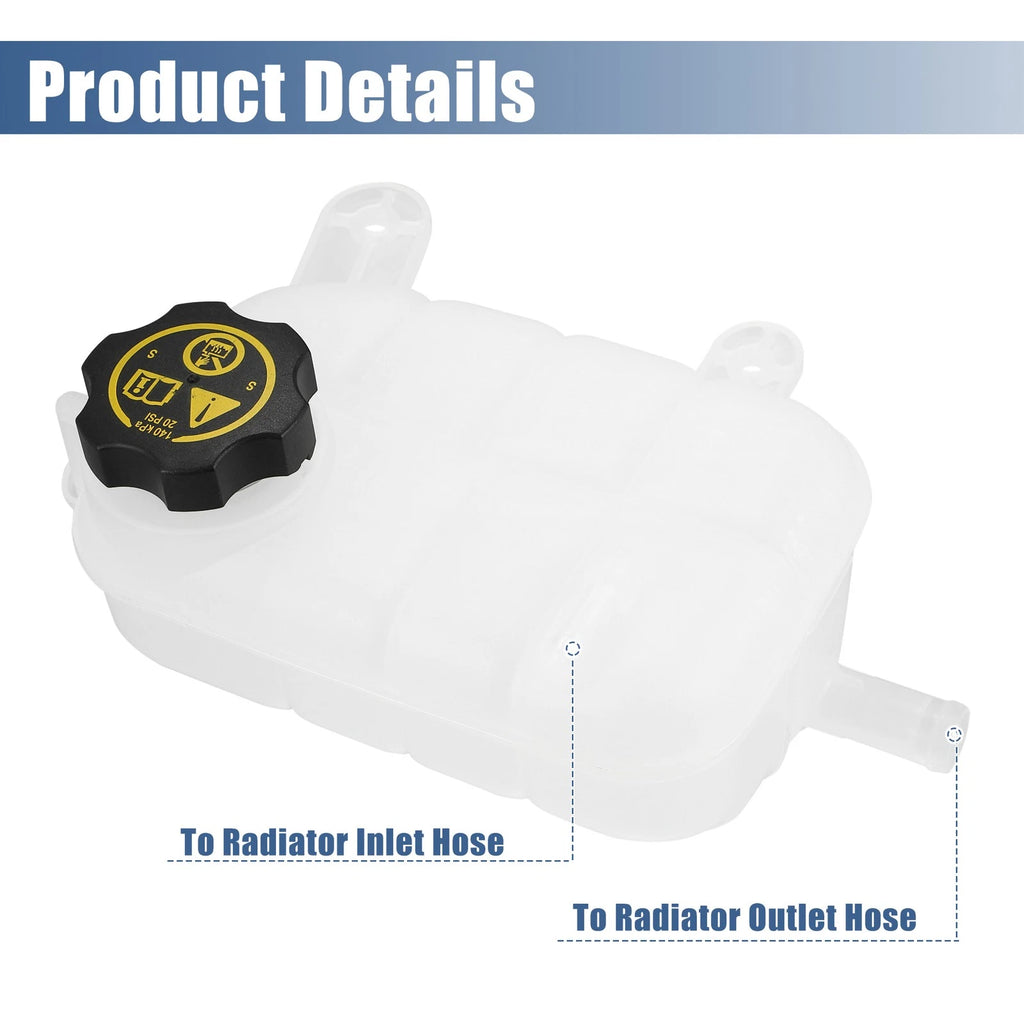 Set of 1 Coolant Radiator Reservoir Tank 95269001 for Buick 