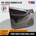 Front Insert Door Panel for Toyota 4Runner (2003–2009) Red Stitch PVC Leather