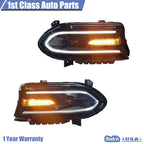 Pair of LED Dual Beam Projector Headlights for Dodge Charger (2015-2020)
