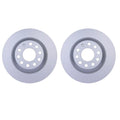 Set of 2 Hella Rear Solid 302mm Disc Brake Rotors for Audi A6 Quattro