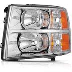 Headlight Assembly Set for Chevy Silverado 2500 3500 HD (2007-2014)
