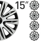 Set of 4 Wheel Hub Caps for All Makes Models (15")