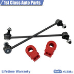 Set of 4 Front Stabilizer Sway Bar Link Bushings for Nissan Rogue (2008-2013)