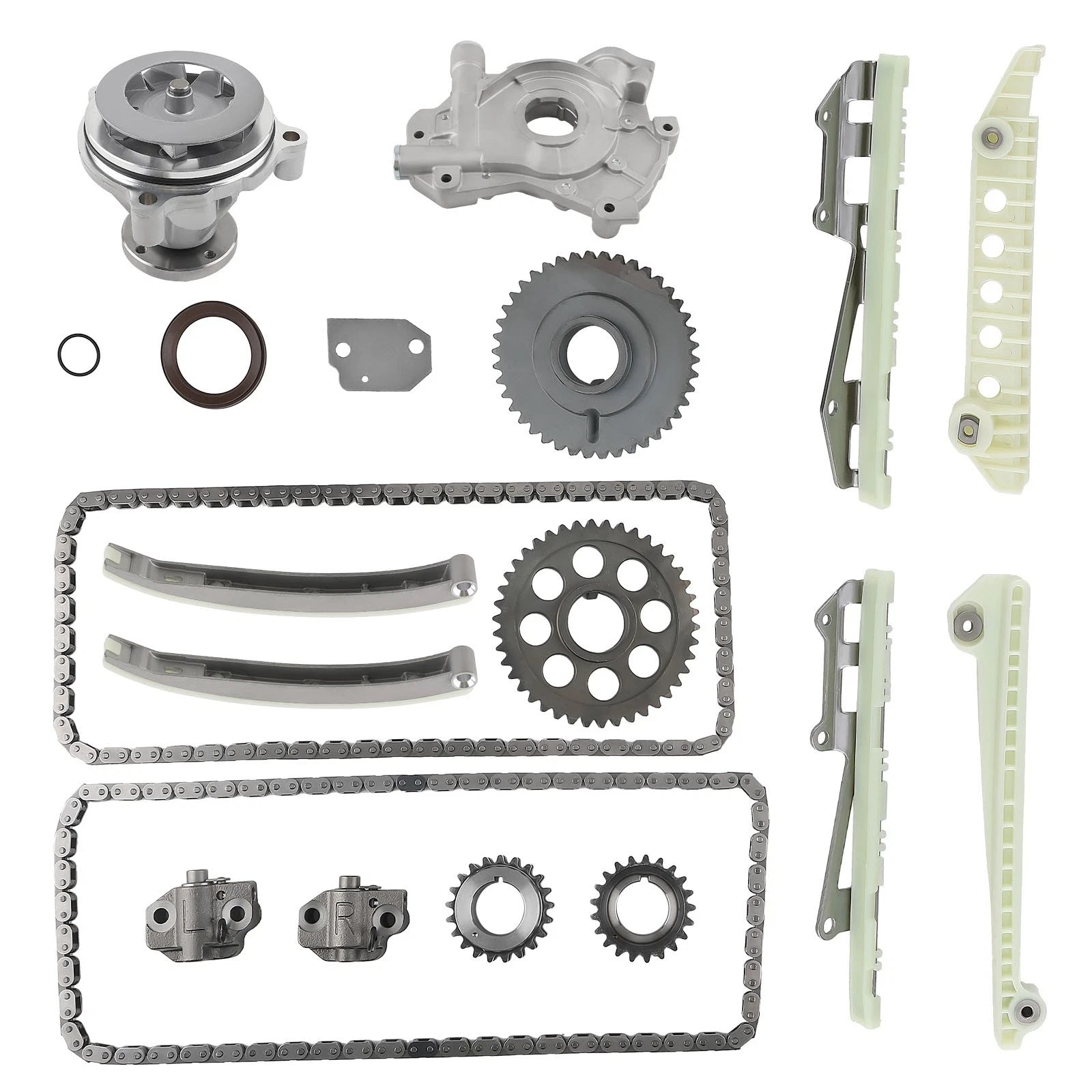 Timing Chain Kit with Oil & Water Pump for Ford Expedition F150 E150 (1997–2002)