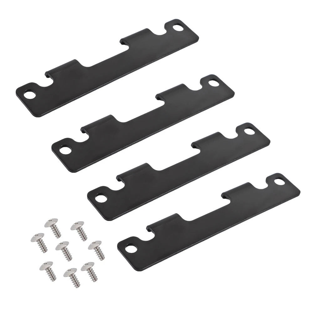 Tailgate Hinge Plates and Screws for Yamaha Rhino 450 600 700 (2004–2018)