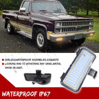 Clear Switchback LED Park Turn Signal Lights for Chevy GMC PU Blazer Jimmy (1981–1982)