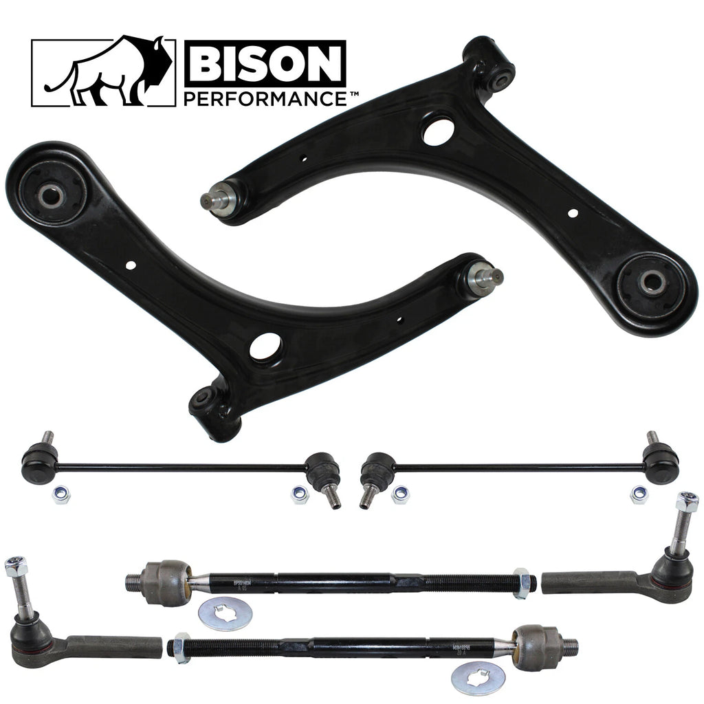 8pc Front Lower Control Arm Sway Bar Tie Rod Kit for Dodge Jeep