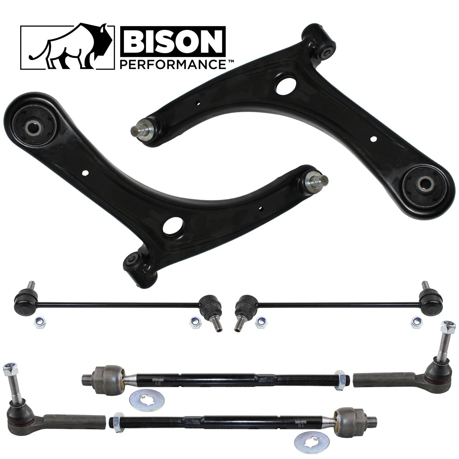 8pc Front Lower Control Arm Sway Bar Tie Rod Kit for Dodge Jeep