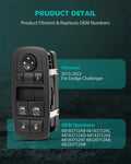 Power Window Switch for Dodge Challenger (2015–2017) Driver Side Front Left