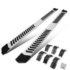Set of 2 Aluminum Running Boards for F150-F450 Super Duty Supercrew Cab (1999–2016)