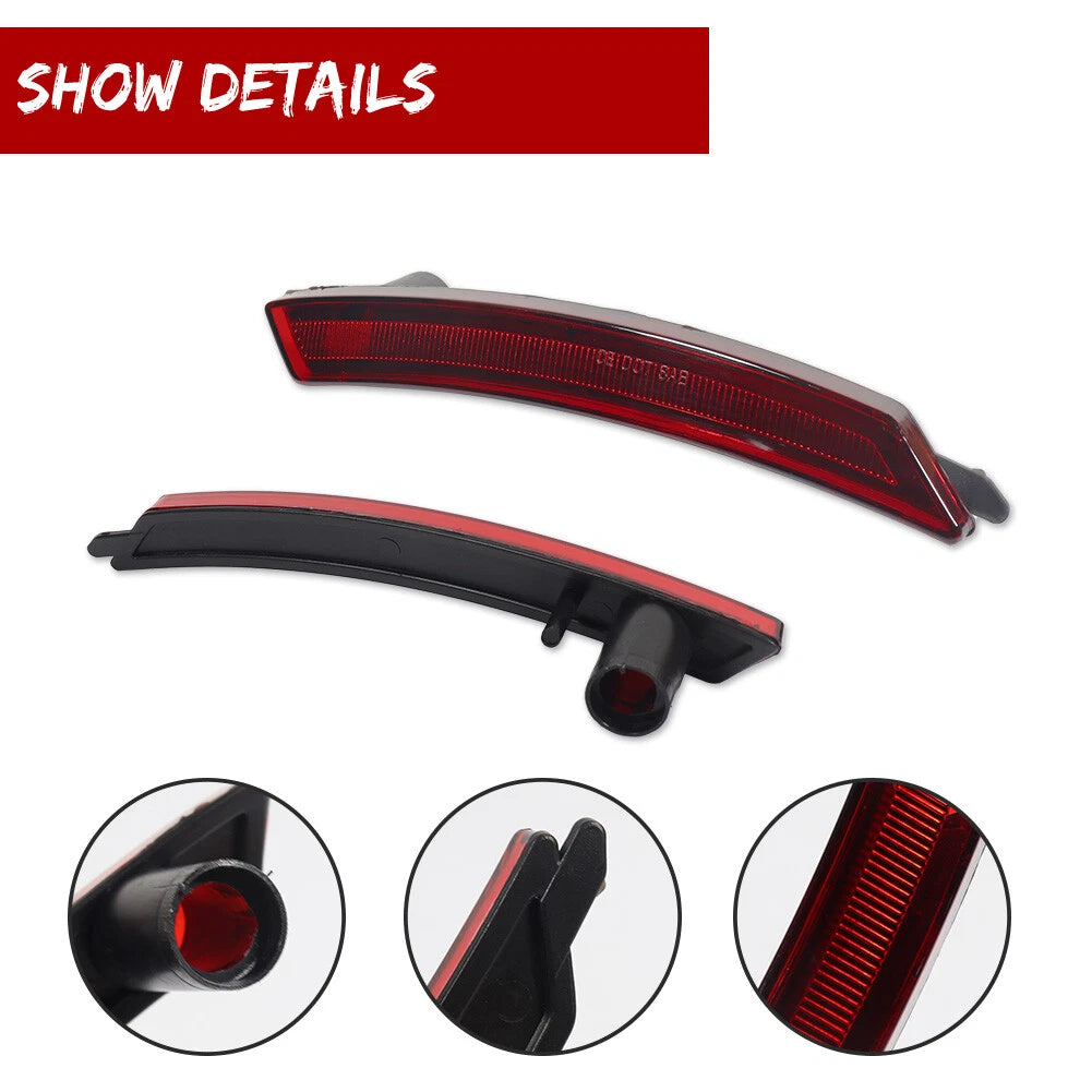Set of 2 Front & Rear Side Marker Lens Lights for MINI Cooper (2007–2016)