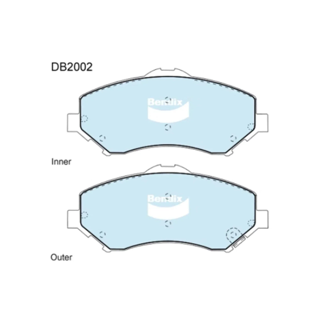 4WD Front Disc Brake Pad Set for Jeep Wrangler JK (2007-2012)
