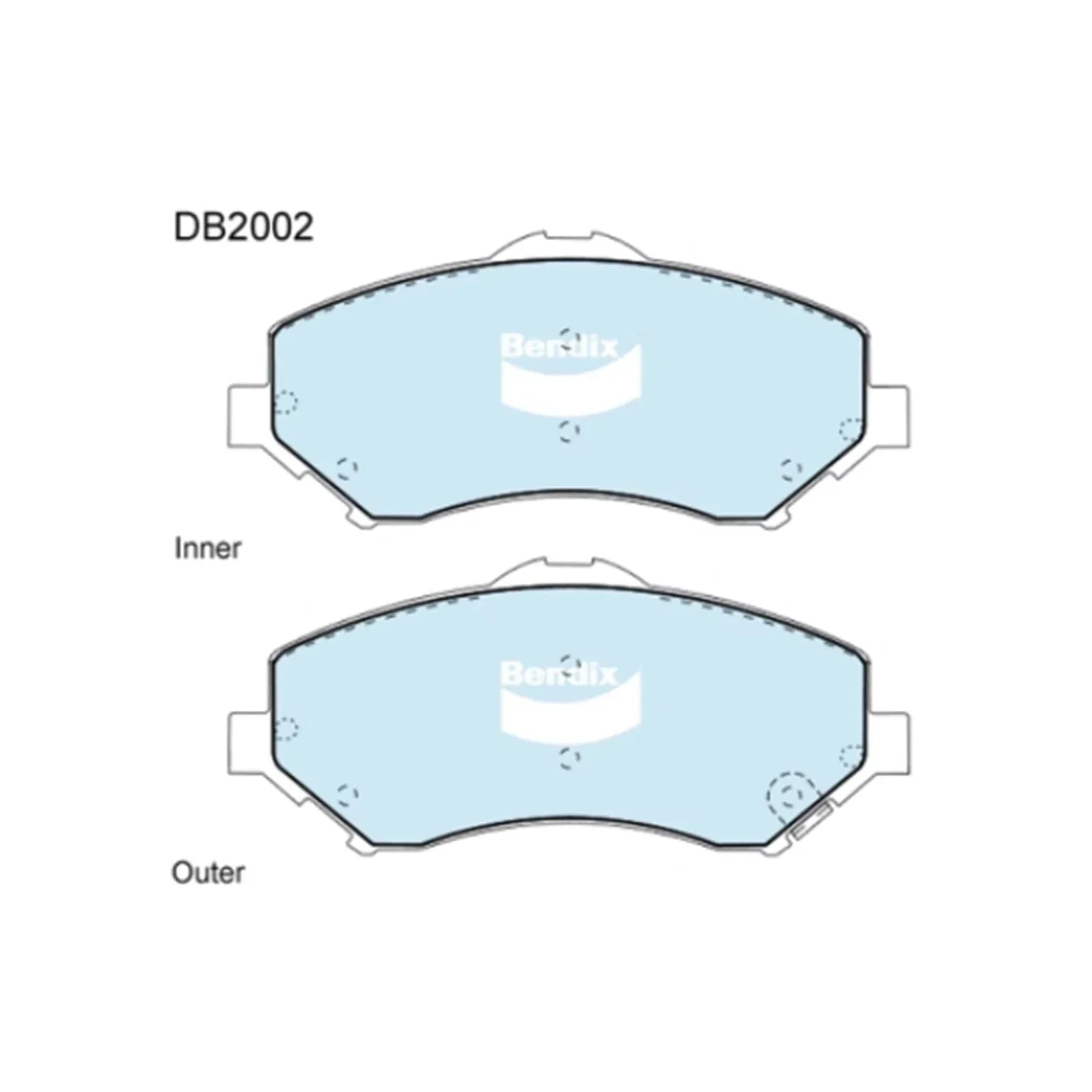 4WD Front Disc Brake Pad Set for Jeep Wrangler JK (2007-2012)