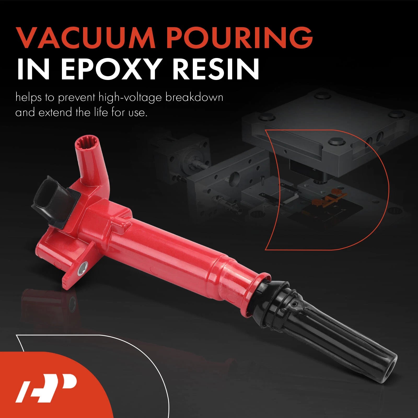 8x Red Ignition Coil for Ford F-150 F-250 F-350 Super Duty (2010–2014)