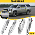 Set of 4 Exterior Door Chrome Handles for Tahoe Silverado Escalade (2021–2023)