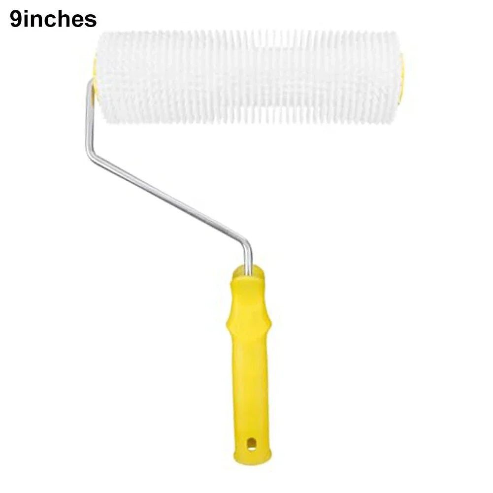 Self-Leveling Screed Roller Brush, Spiked, for Optimal Results