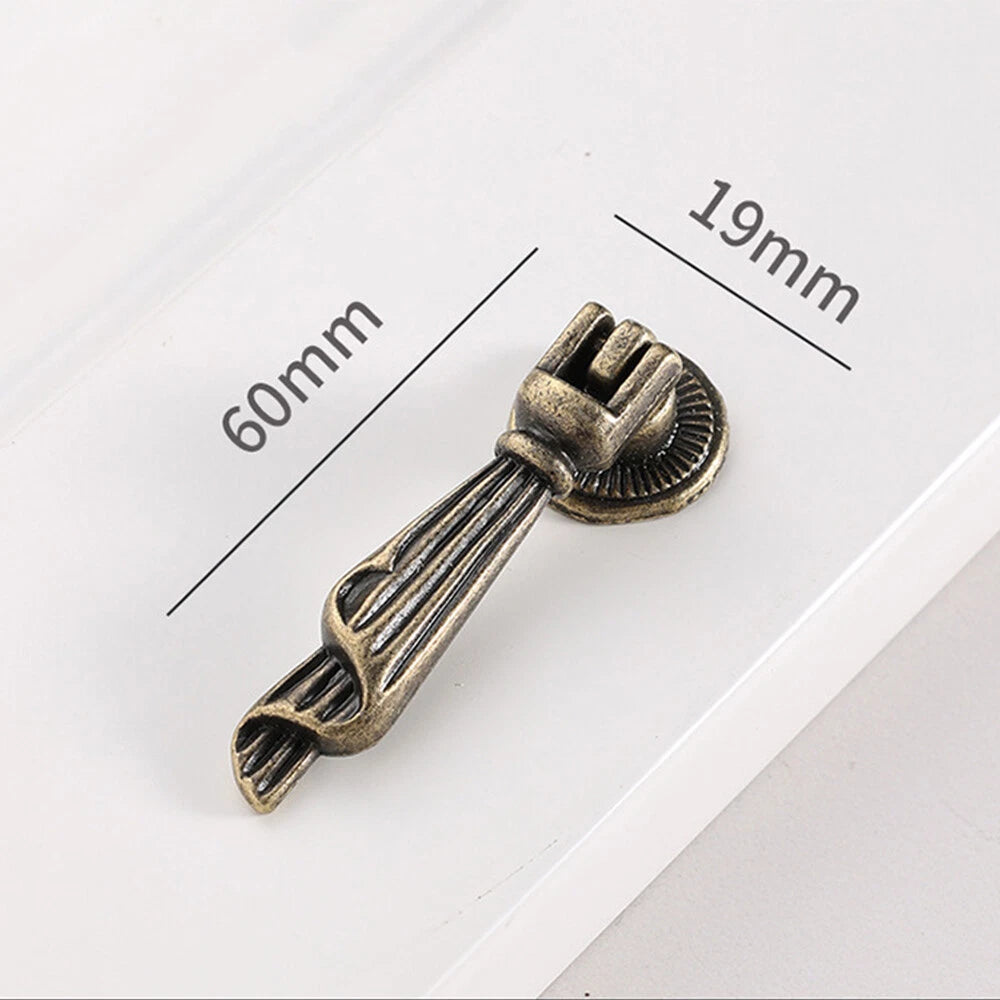 5Pcs Vintage Door Pull Handle Knob for Cabinet Drawer Hardware