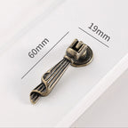 5Pcs Vintage Door Pull Handle Knob for Cabinet Drawer Hardware