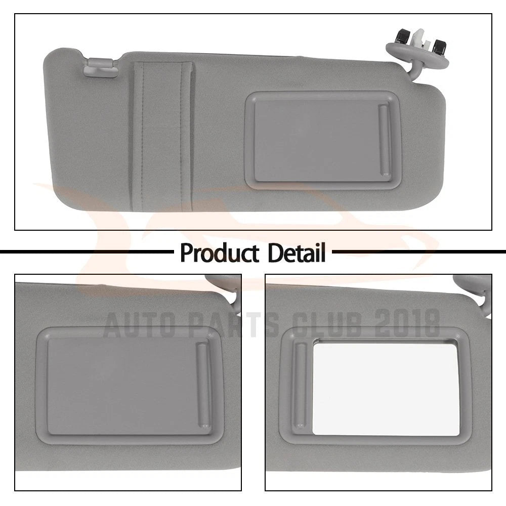 Right Side Sun Visor with Sunroof for Toyota Camry (2007)