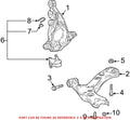 Front Suspension Ball Joint for Lexus NX200t NX300h UX200 UX250h (2015–2021)