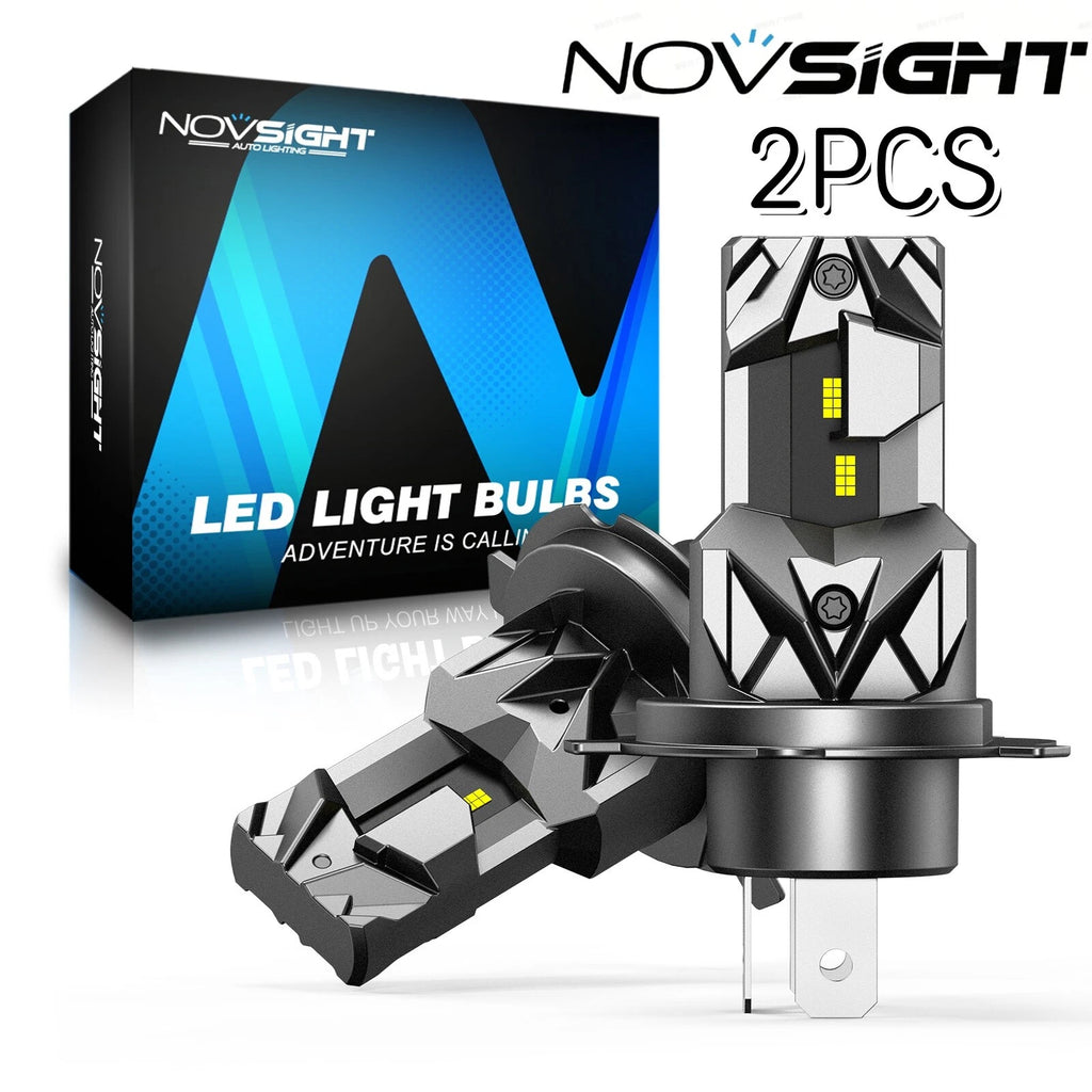 2X H4 LED Headlight Bulbs Kit for 6500K 16000LM