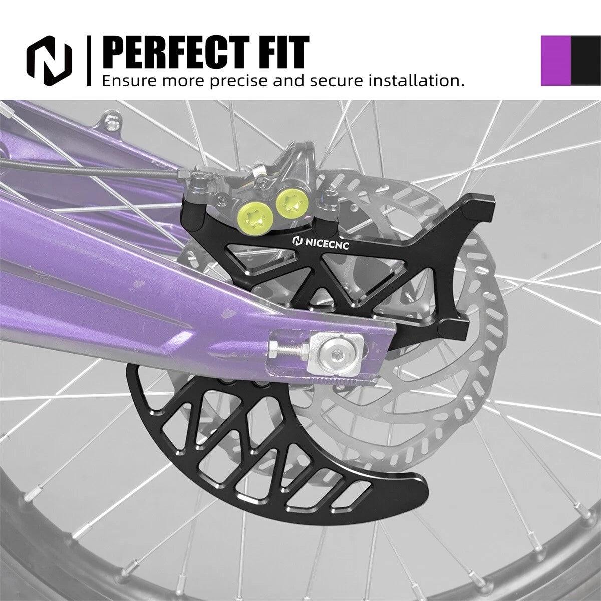 NICECNC Rear Brake Disc Guard for Surron Light Bee S X L1E (2019–2023)