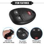 3 Button Keyless Entry Remote Key Cover for Buick Enclave (No Chip)