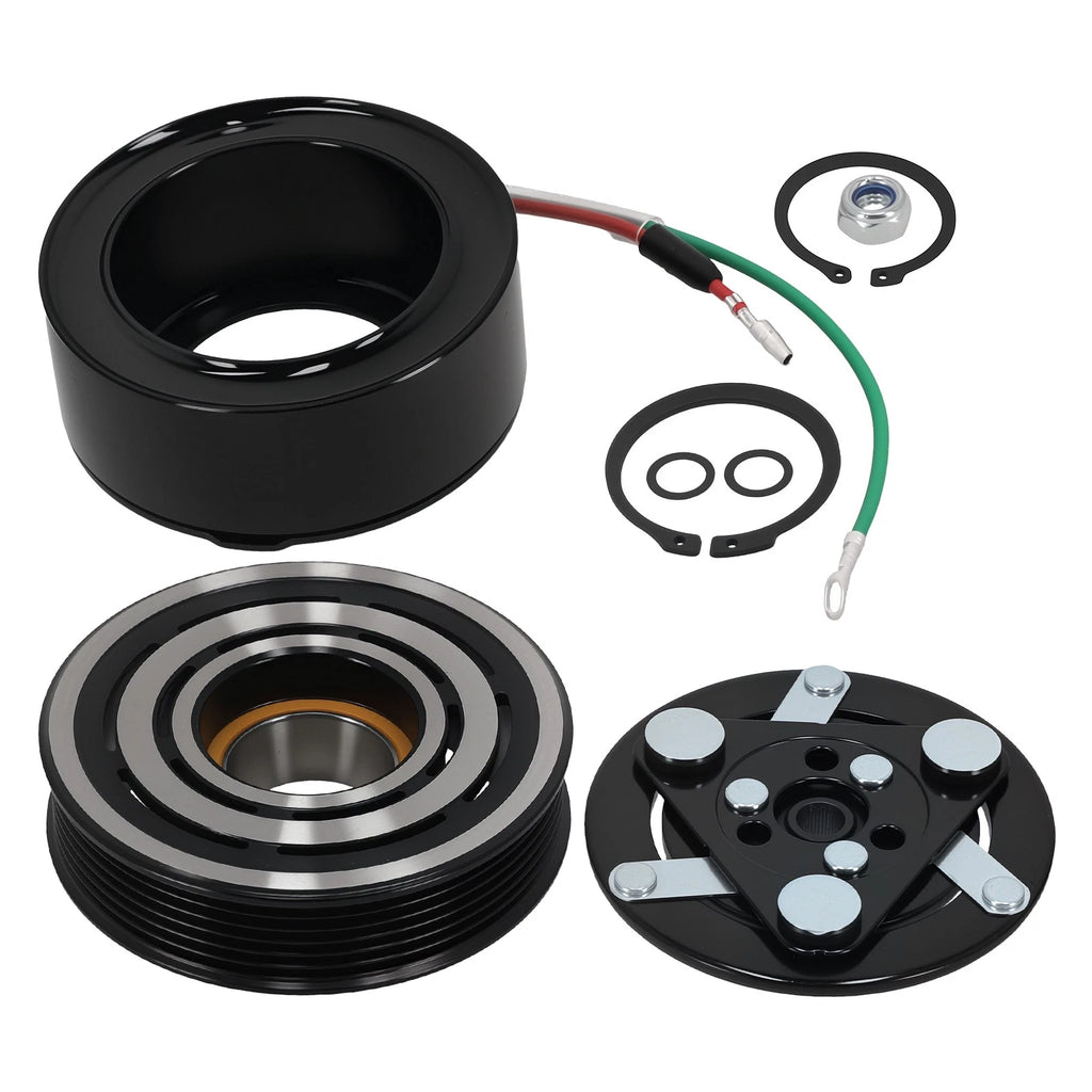 6-Groove AC Compressor Clutch Kit for Honda Civic 1.7L (2001–2005) 38810PLMA11RM