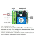 1 x 12V Relay Wireless RF Garage Door Remote Control for Garage Door (N/A)