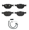 Set of 4 Brembo Front Low-Met Brake Pads with Wear Sensor for BMW E53 X5 (2000–2006)