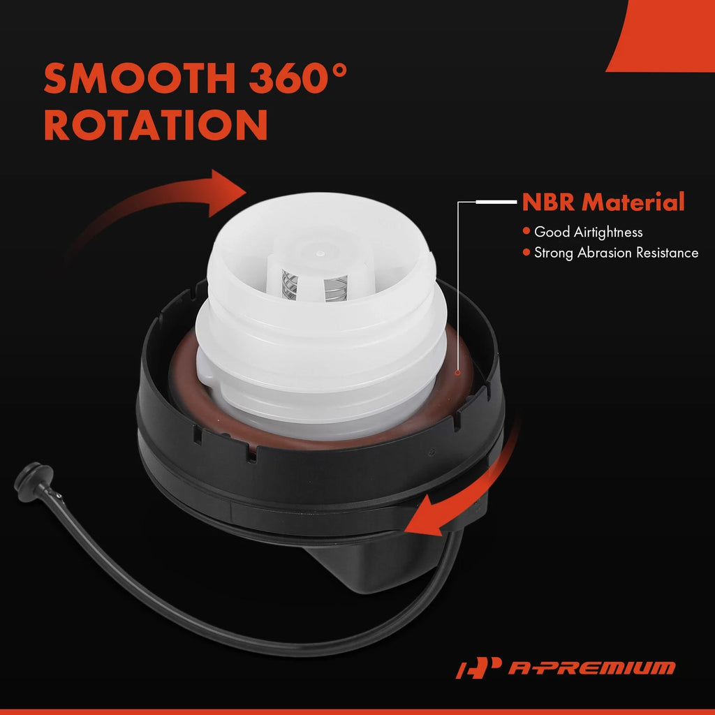 Fuel Tank Cap w/ Tether for Honda CR-V Civic Accord Pilot Odyssey