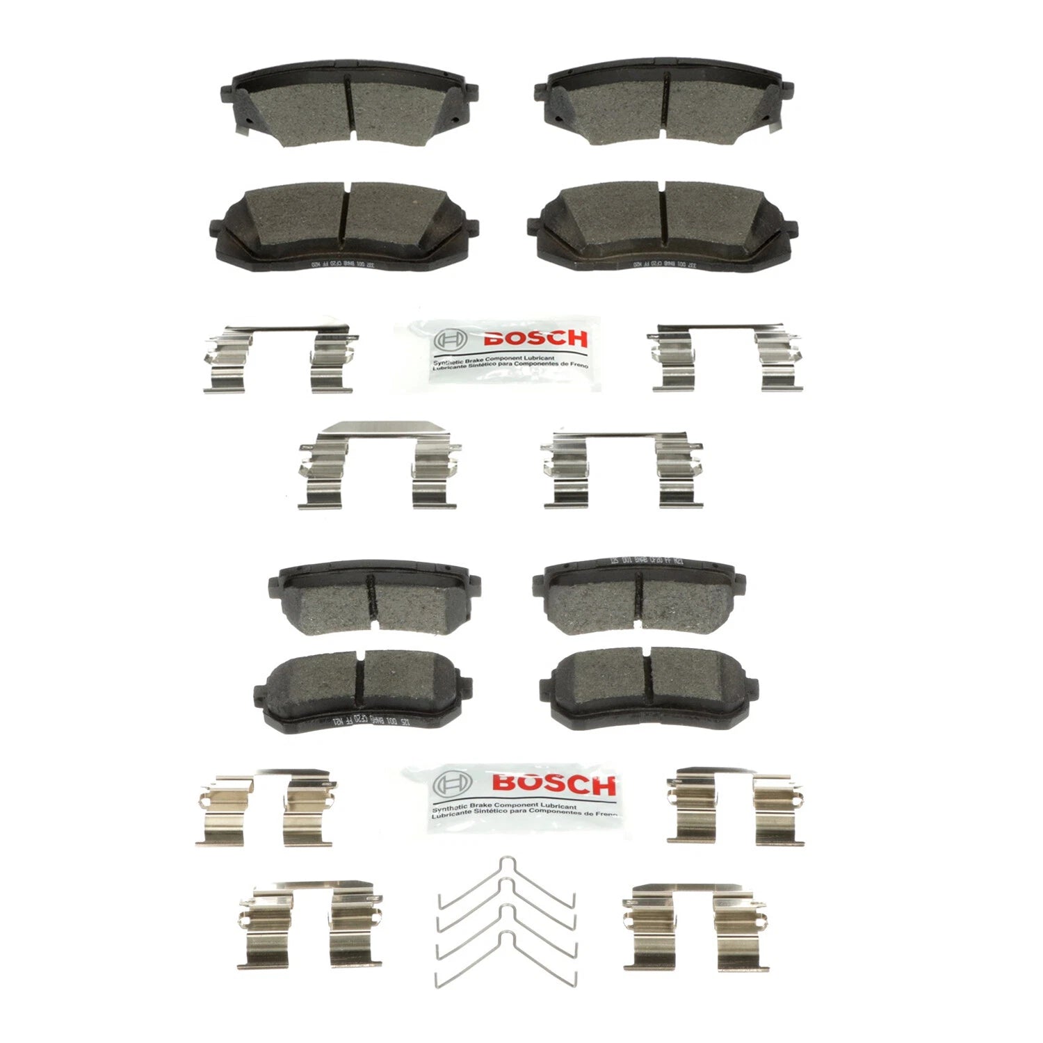 Bosch Blue Ceramic Disc Brake Pad Kit for Optima Sonata (2011–2020)
