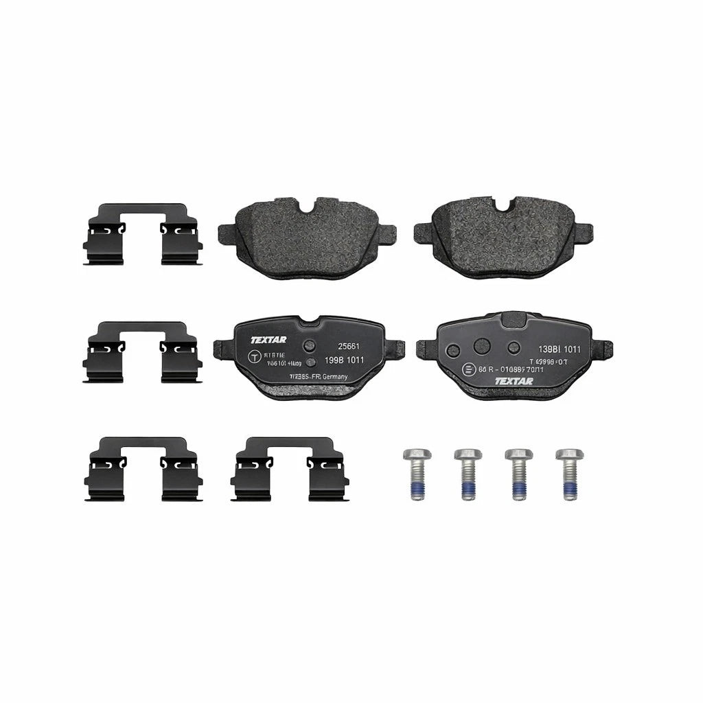 Set of 4 OEM Rear Disc Brake Pads for BMW X3, i8, 528i, 535i, X4 (2011–2020) 34218847062