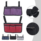 Chair Side Bag with Reflective Strip and Multiple Pockets