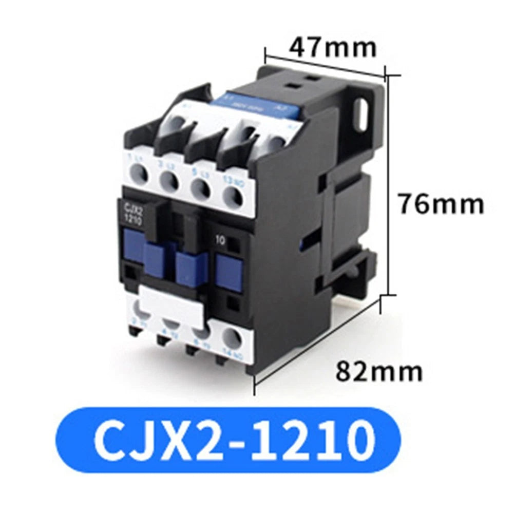 3P 1NO AC Contactor CJX2 1210 220V 12A for Motor Control (2010–2023)