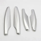 4 Pcs Roof Luggage Rack End Covers Silver for Nissan Patrol Y62 (2010-2018)