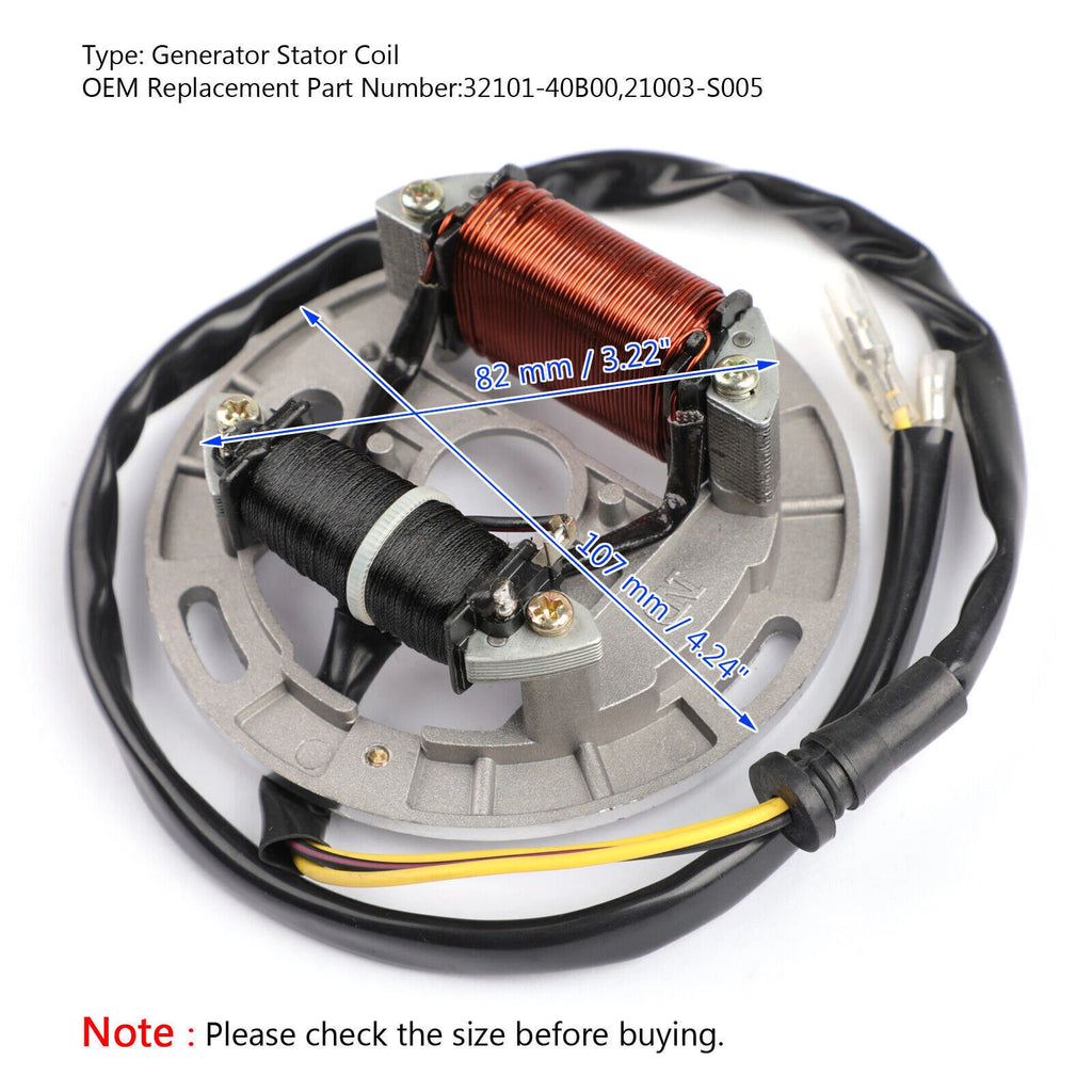 Stator Generator for Suzuki LT80 Quadsport 80 (1987–2006) 32101-40B00