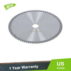 10-Inch 80 Tooth Carbide Saw Blade for Wood Aluminum (30mm Arbor)