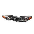 2X Headlights for Hyundai Sonata (2015–2017) w/ Bulbs