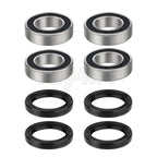 2X Front Wheel Bearing Seals for Kawasaki Mule 3000 3010 3020 4000 4010
